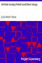 [Gutenberg 34271] • Is Polite Society Polite? and Other Essays